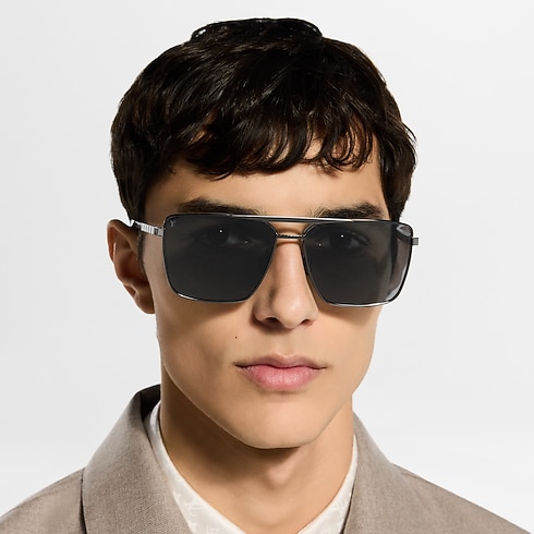 LV Attitude Square Sunglasses worn view