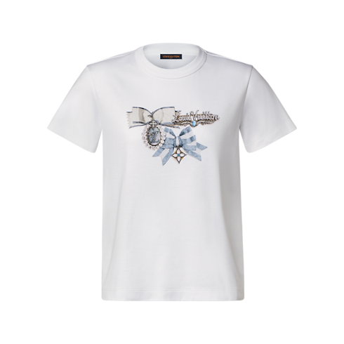 LV Bijoux Print T-Shirt in Women's Ready-to-Wear T-shirts and Sweatshirts collections by Louis Vuitton (Product zoom)