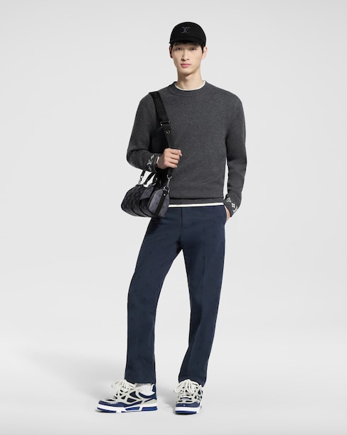 LV Blason Cotton Chino Pants in Men's Ready to Wear All Ready to Wear collections by Louis Vuitton