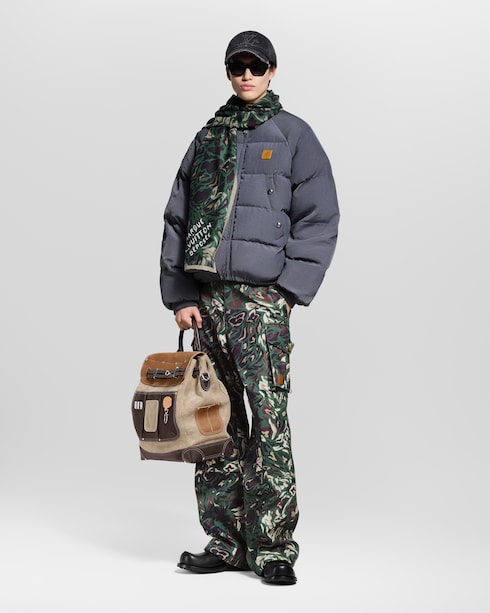 ストール・LV カモ S00 メンズ アクセサリー