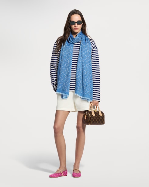 LV Denim Stole . in Women's Accessories Shawls collections by Louis Vuitton