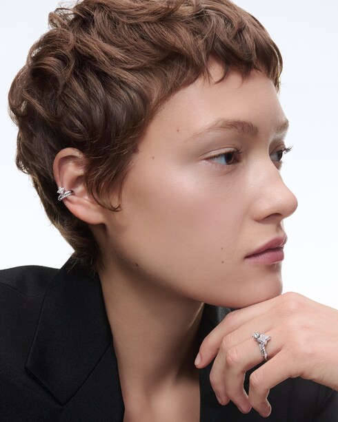 LV Diamonds Double Ring, Round Brilliant cut in Jewellery's Collections LV Diamonds collections by Louis Vuitton