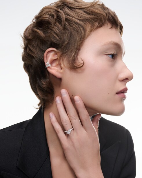 LV Diamonds Earcuff, LV Monogram Star cut in Jewelry's Collections LV Diamonds collections by Louis Vuitton