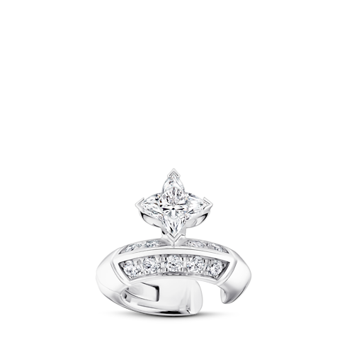 LV Diamonds Double Ring, Round Brilliant cut in Jewelry's Collections LV Diamonds collections by Louis Vuitton