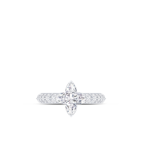 LV Diamonds Pavé Solitaire, LV Monogram Star cut in Jewelry's Collections LV Diamonds collections by Louis Vuitton (Product zoom)