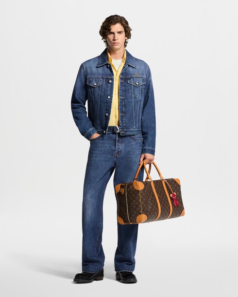 LV Dimension Monogram Reflective Denim 40mm Reversible Belt Monogram Denim in Men's Accessories Belts collections by Louis Vuitton