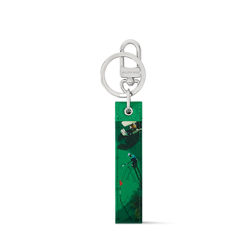 LV Dragonne Sport Key Holder and Bag Charm back view