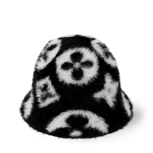 LV Fluffy Monogram Hat S00 in Women's Accessories Hats and Gloves collections by Louis Vuitton (Product zoom)