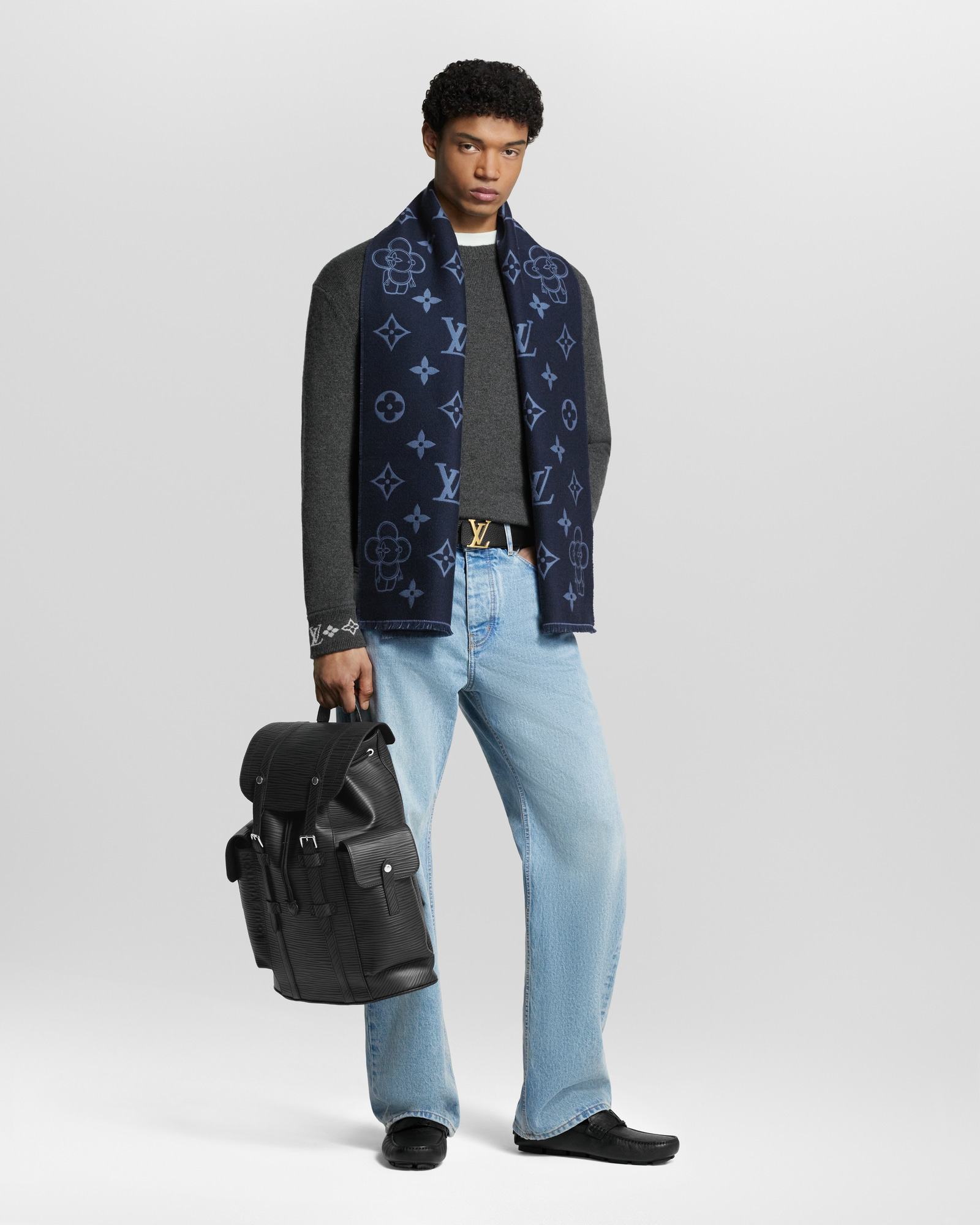 ベルト・LV イニシャル 40MM リバーシブル トリヨン｜ルイ・ヴィトン 