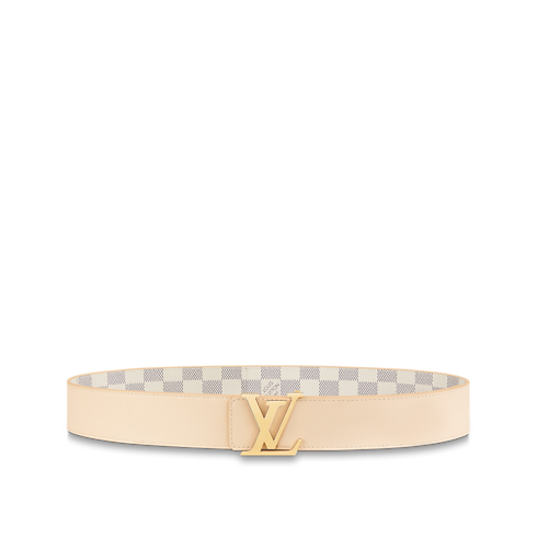 LV Initiales 40mm Reversible Belt Damier Azur Canvas in Women's Accessories Belts collections by Louis Vuitton (Product zoom)