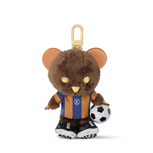 LV Louis Bear Soccer Bag Charm S00 in Men's Accessories Key Holders and Bag Charms collections by Louis Vuitton (Product zoom)