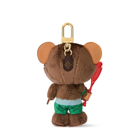 LV Louis Bear Tennis Bag Charm S00 in Men's Accessories Key Holders and Bag Charms collections by Louis Vuitton (Product zoom)