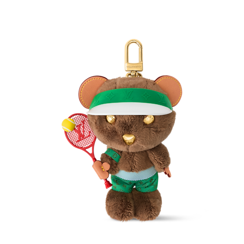 LV Louis Bear Tennis Bag Charm S00 in Men's Accessories Key Holders and Bag Charms collections by Louis Vuitton (Product zoom)