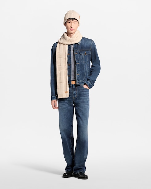 LV Malletier Knitted Scarf . in Men's Accessories Scarves collections by Louis Vuitton