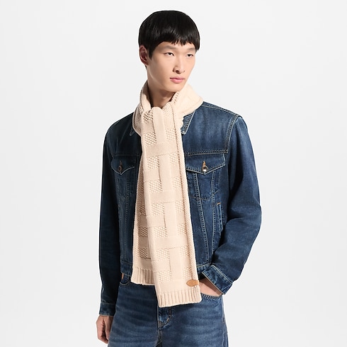 LV Malletier Knitted Scarf S00 in Men's Accessories Scarves collections by Louis Vuitton (Product zoom)