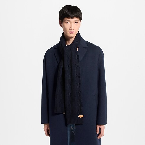 LV Malletier Knitted Scarf S00 in Men's Accessories Scarves collections by Louis Vuitton (Product zoom)