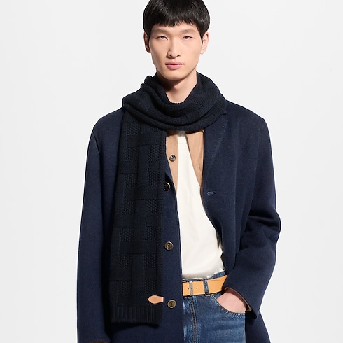 LV Malletier Knitted Scarf S00 in Men's Accessories Scarves collections by Louis Vuitton (Product zoom)