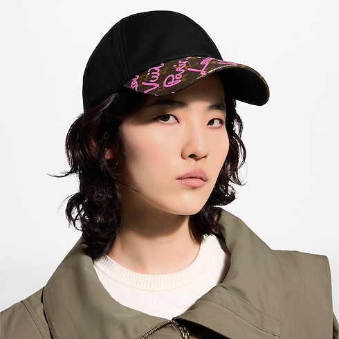 LV Script Cap S00 in Women's Accessories Hats and Gloves collections by Louis Vuitton (Product zoom)