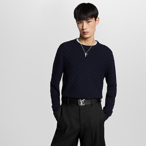 LV Shadow 40mm Reversible Belt Monogram Shadow in Men's Accessories Belts collections by Louis Vuitton (Product zoom)