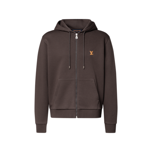 LV Signature Zipped Hoodie front view