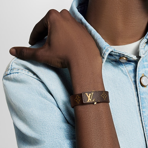 LV Slim Bracelet Monogram in Men's Fashion Jewelry Bracelets collections by Louis Vuitton (Product zoom)