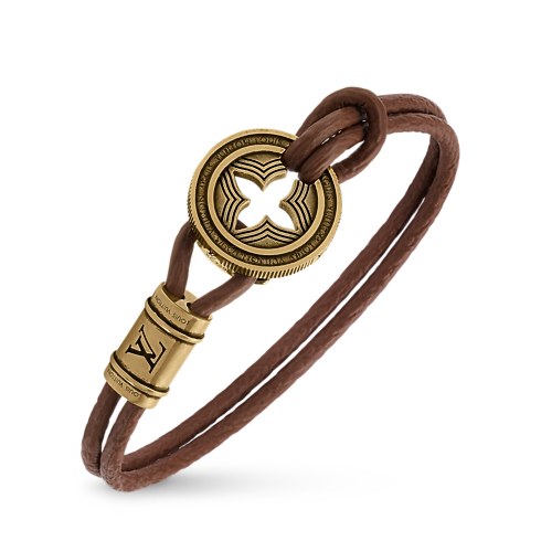LV Tic Tac Toe Leather Bracelet in Men's Accessories All Accessories collections by Louis Vuitton (Product zoom)