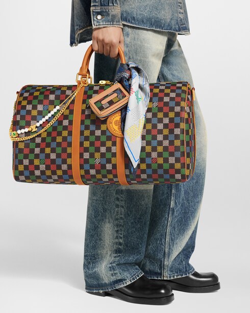 LV Vers Damier Silk Bandana . in Men's Accessories Silk and Bandanas collections by Louis Vuitton