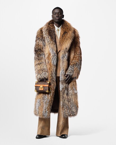 Made To Order Fox Fur Coat in Les Extraordinaires's High-End Ready-to-Wear } collections by Louis Vuitton