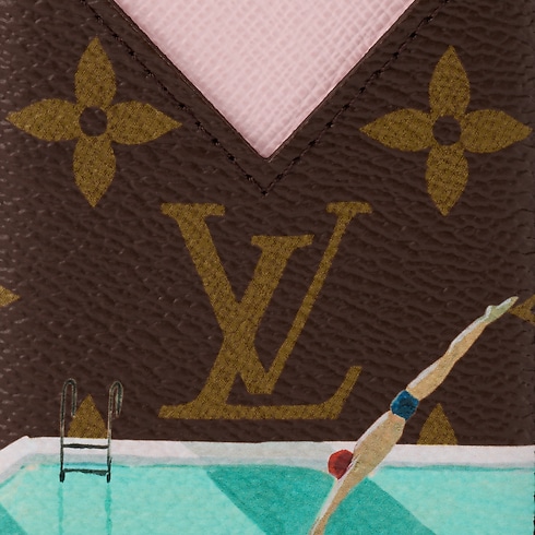 Magnetic Card Holder Autres Toiles Monogram in Women's Wallets and Small Leather Goods Card Holders and Key Holders collections by Louis Vuitton (Product zoom)