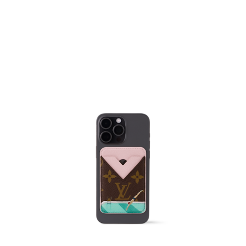 Magnetic Card Holder Autres Toiles Monogram in Women's Wallets and Small Leather Goods Card Holders and Key Holders collections by Louis Vuitton (Product zoom)