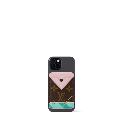 Magnetic Card Holder Autres Toiles Monogram in Women's Wallets and Small Leather Goods Card Holders and Key Holders collections by Louis Vuitton (Product zoom)