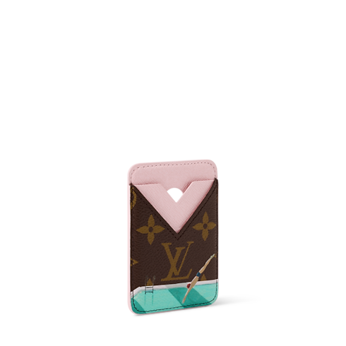 Magnetic Card Holder Autres Toiles Monogram in Women's Wallets and Small Leather Goods Card Holders and Key Holders collections by Louis Vuitton (Product zoom)
