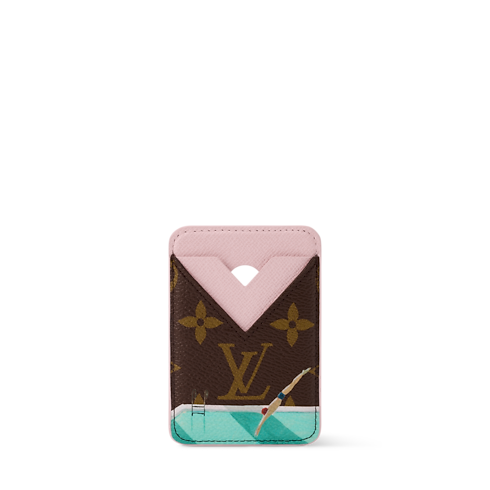 Magnetic Card Holder Autres Toiles Monogram in Women's Wallets and Small Leather Goods Card Holders and Key Holders collections by Louis Vuitton (Product zoom)