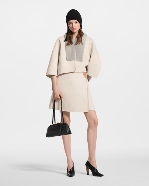 Mink Insert Cape Jacket in Wanita's Pakaian Mantel dan Jaket collections by Louis Vuitton