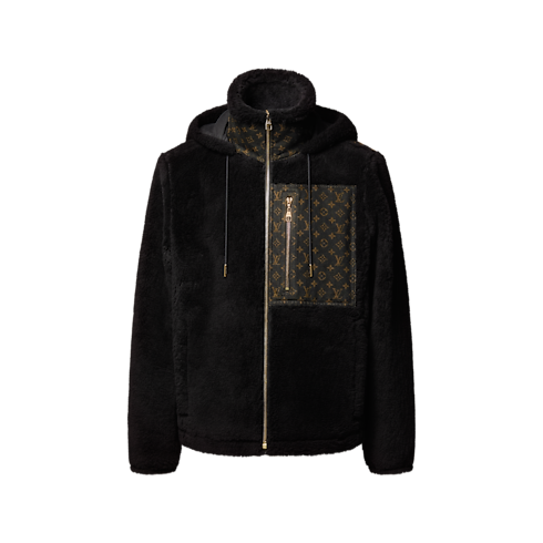 Monogram Accent Fleece Jacket in Women's Ready-to-Wear Coats and Jackets collections by Louis Vuitton (Product zoom)