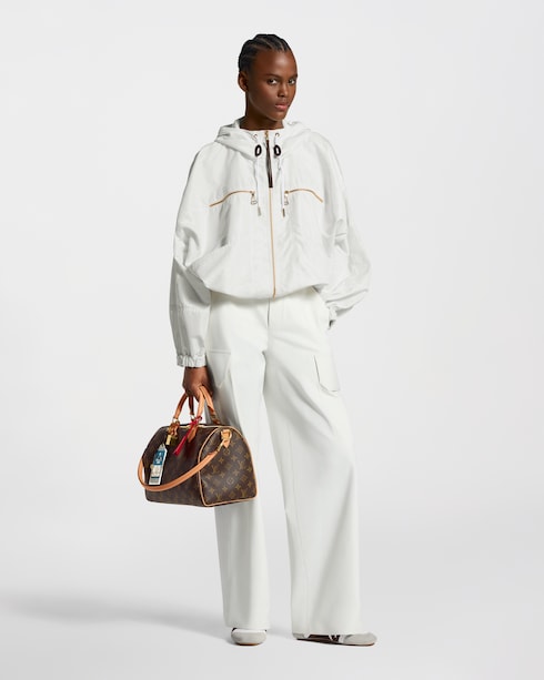 Monogram Accent Hooded Parka in Wanita's Pakaian Mantel dan Jaket collections by Louis Vuitton