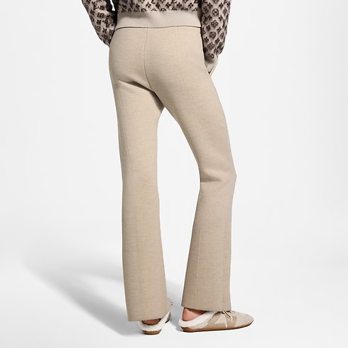 Monogram Accent Split Hem Knit Pants in Women's Ready-to-Wear Knitwear collections by Louis Vuitton (Product zoom)