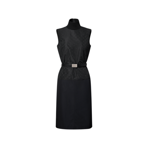 Monogram Accent Taffeta Dress in Women's Ready-to-Wear Dresses collections by Louis Vuitton (Product zoom)