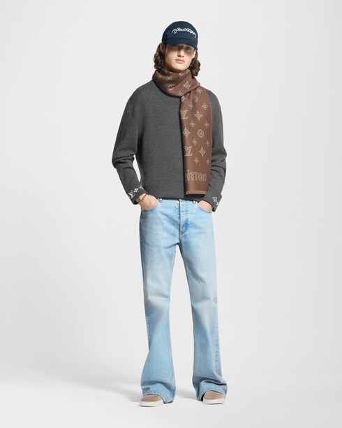 Monogram Blast Scarf . in Men's Accessories Scarves collections by Louis Vuitton