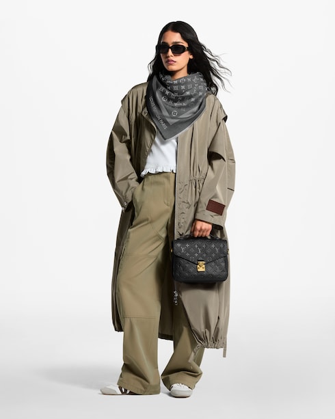 Monogram Denim Shawl . in Women's Accessories Shawls collections by Louis Vuitton