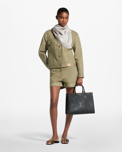 Monogram Denim Shawl . in Women's Accessories Shawls collections by Louis Vuitton