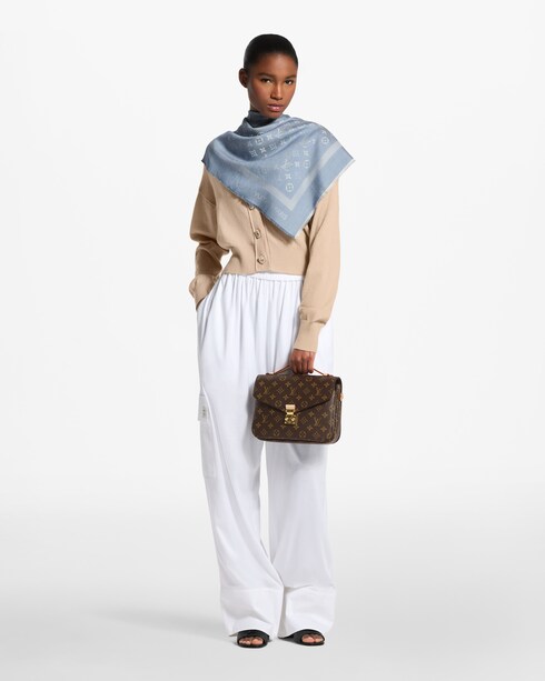 Monogram Denim Shawl . in Women's Accessories Shawls collections by Louis Vuitton