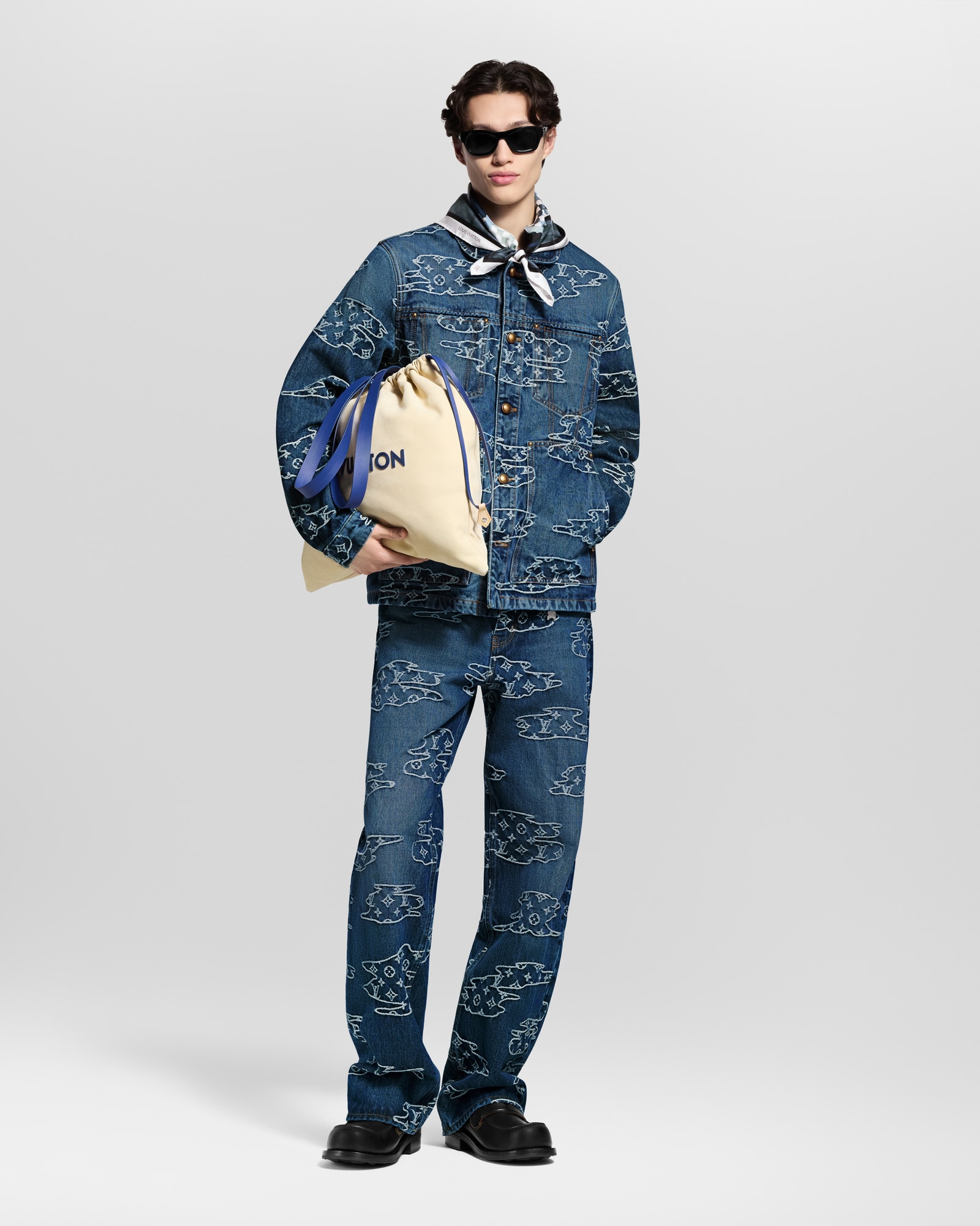 Monogram Denim Skate Pants in Men's Ready-to-Wear All Ready-to-Wear collections by Louis Vuitton