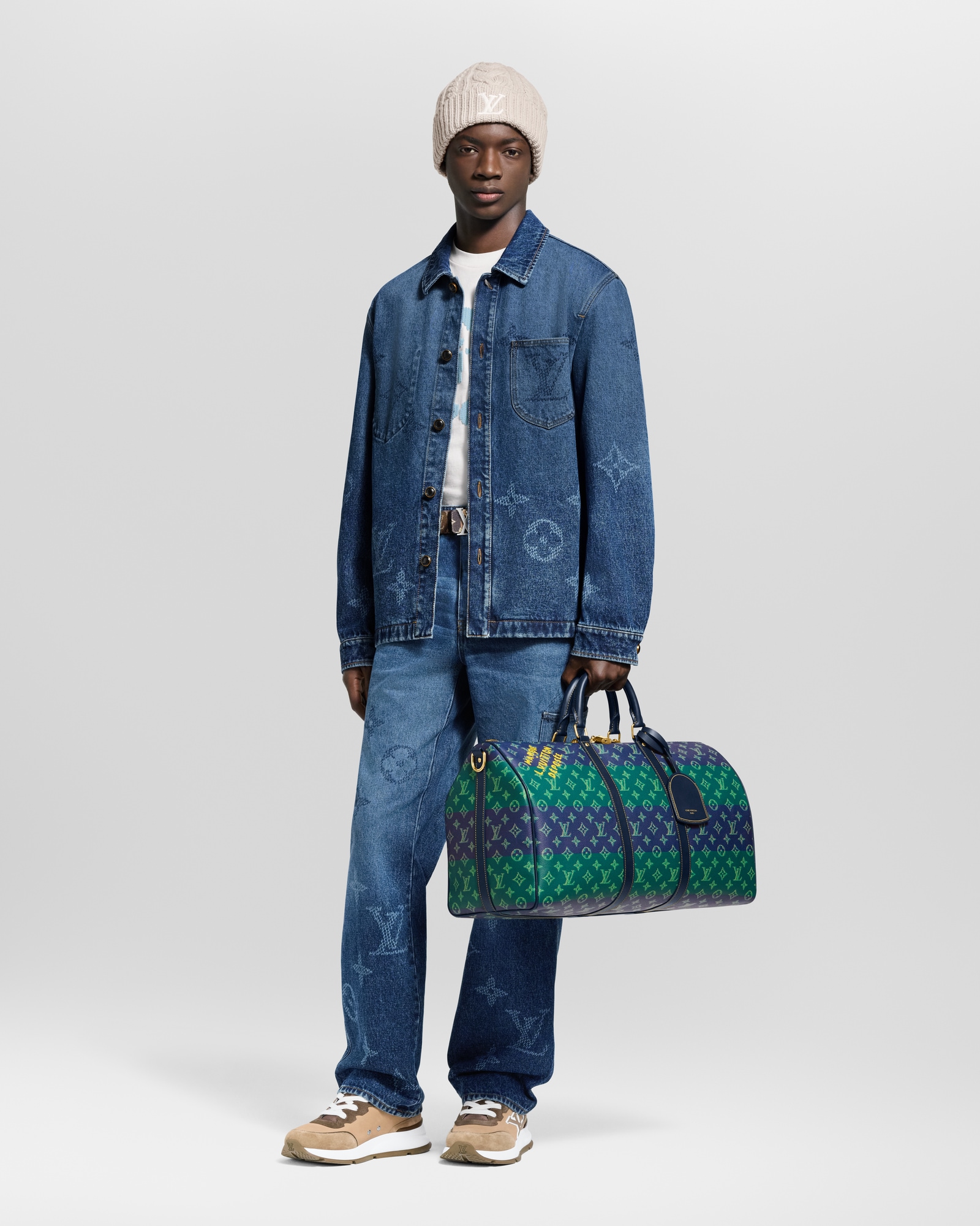 Monogram Denim Workwear Pants in Men's Ready to Wear All Ready to Wear collections by Louis Vuitton