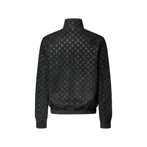Monogram Embossed Tracksuit Jacket back view