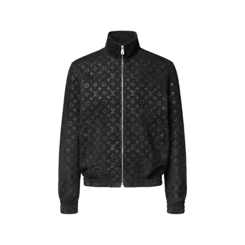 Monogram Embossed Tracksuit Jacket front view