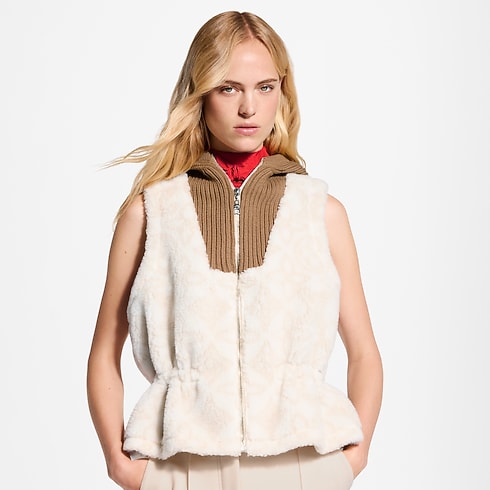 Monogram Fleece Gilet in Women's Ready-to-Wear Coats and Jackets collections by Louis Vuitton (Product zoom)