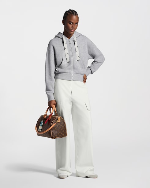 Monogram Flower Accent Hoodie in Women's Ready-to-Wear Tops collections by Louis Vuitton