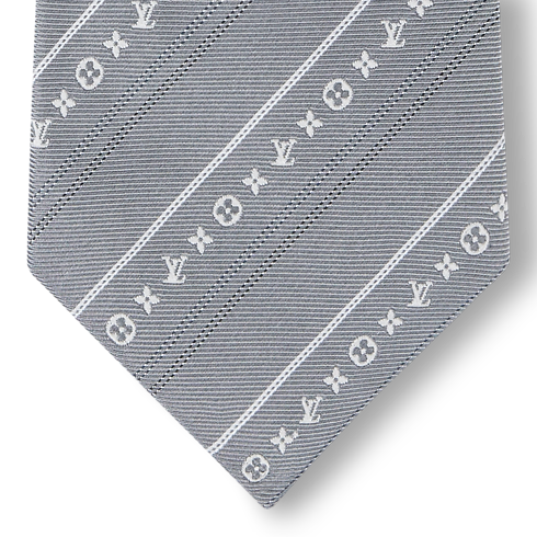 Monogram Flowstripes Tie S00 in Men's Accessories Winter Textile collections by Louis Vuitton (Product zoom)