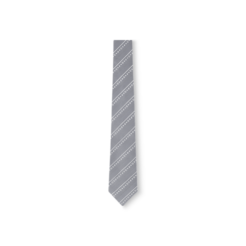 Monogram Flowstripes Tie S00 in Men's Accessories Winter Textile collections by Louis Vuitton (Product zoom)